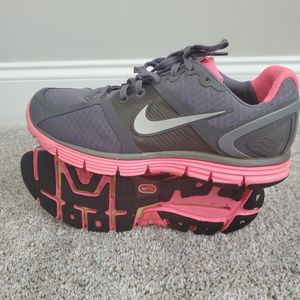 Nike Womens Lunarglide 366645-901 Gray Running Shoes Sneakers Size 9.5